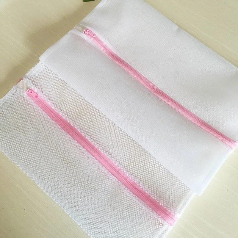 3 Sizes Mesh Zippered Laundry Wash Bags for Delicates Lingerie Socks Underwear Naundry Net Basket Bra Protector