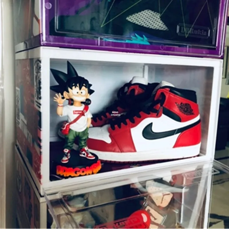 " мультфильм Жемчуг дракона Статуя Супер Saiyan бюст Сон Гоку полноразмерный портрет Kakarotto анимационная фигурка GK игрушечная коробка 20 см V580