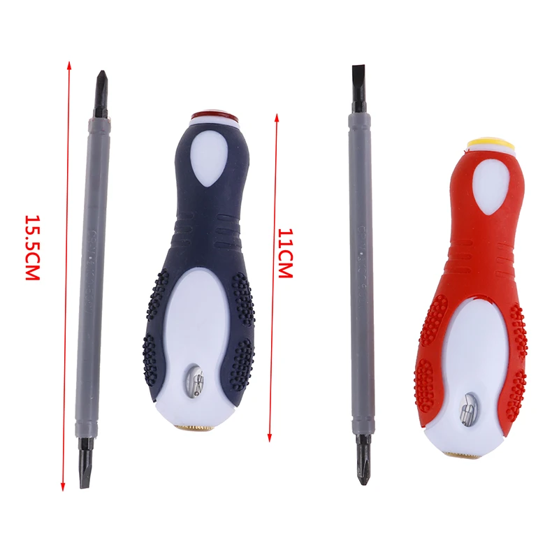 Electrical 500v Dual head Tester Pen Screwdriver Power Detector Probe Industry Voltage Test Pen Diameter screwdriver