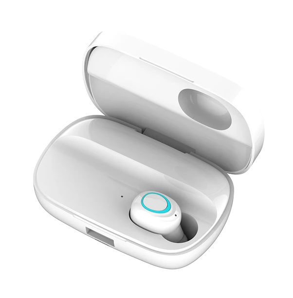 White single Беспроводные Bluetooth наушники спортивные стерео беспроводные наушники игровая гарнитура hifi бас наушники с микрофоном для xiaomi - Цвет: White single