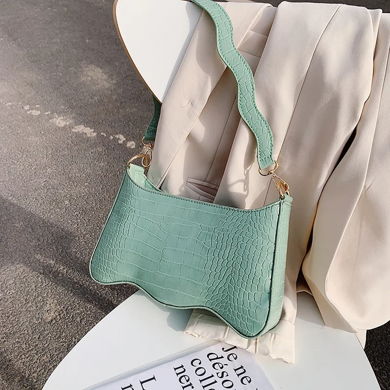 Quality Bags For Women 2020 Retro Small Shoulder Bag Summer Stone Pattern Handbag And Purse Solid Color Leather Totes Bag Quality Bags For Women 2020 Retro Small Shoulder Bag Summer Stone Pattern Handbag And Purse Solid Color Leather Totes Bag