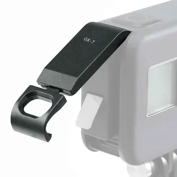

Battery Cover Easy Install Type C Port Camera Battery Cover Dustproof Professional Portable Removable Hero Black 8