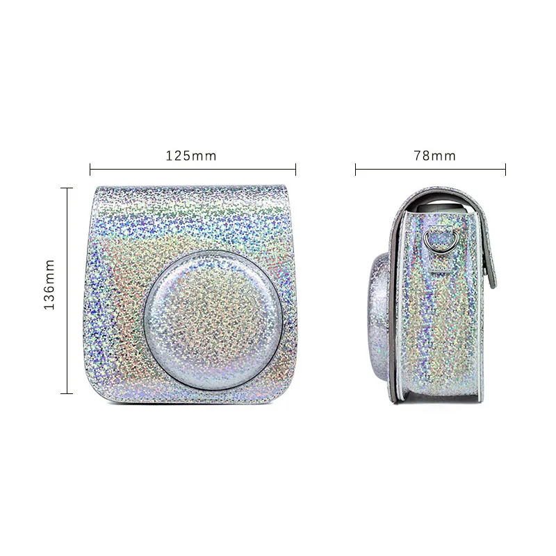 Пленка для фотоаппарата Fujifilm Instax Mini 9 8 голографический чехол с блестками и
