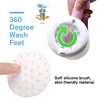 Outdoor portable pet dog paw cleaner cup soft silicone foot washer clean dog paws one click manual quick feet wash cleaner ► Photo 2/6