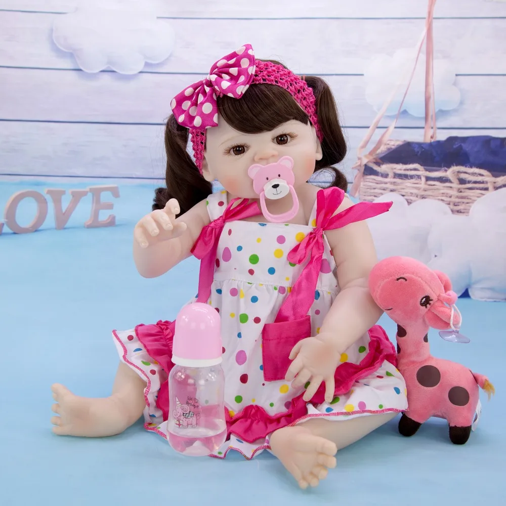 Вьющиеся волосы на весь корпус, силиконовая кукла reborn baby, 23 дюйма, принцесса, девочка, bebe, reborn, для малышей, adoras, куклы для детей, подарок