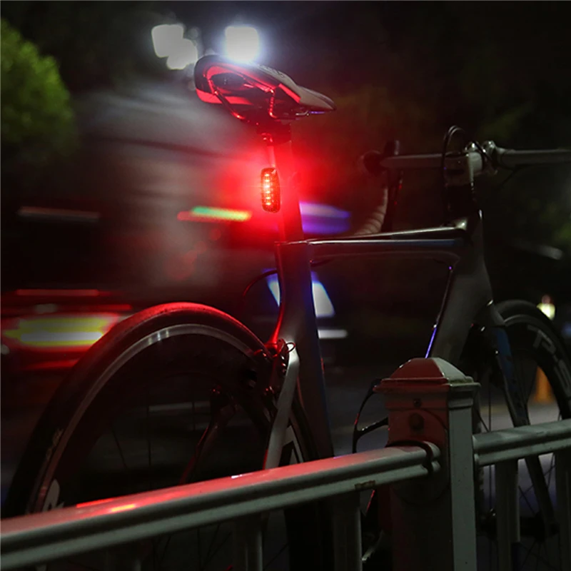 WEST BIKING интеллигентая(ый) индукции светильник Водонепроницаемый USB Перезаряжаемые тормозной сенсор хвост светильник светодиодный вспышка светильник задний фонарь