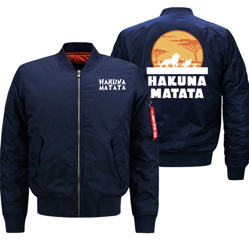 2019 осенне-зимняя Толстая куртка для мужчин HAKUNA MATATA мотоциклетные уличные мужские куртки-бомберы хип-хоп плюс размер 8XL военная куртка