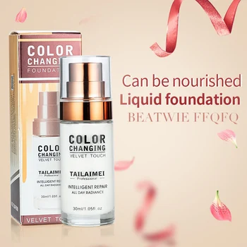 

Foundation Makeup With the Temperature Change Natural Magic Liquid Long-Lasting Makeup Skin Base Cosmetics Primer BB Cream