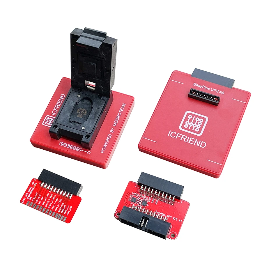 ICFRIEND UFS 2 в 1 розетка с Easyplus ключ EMMC ISP адаптер Поддержка BGA153 BGA254 для Z3X легкий JTAG PLUS