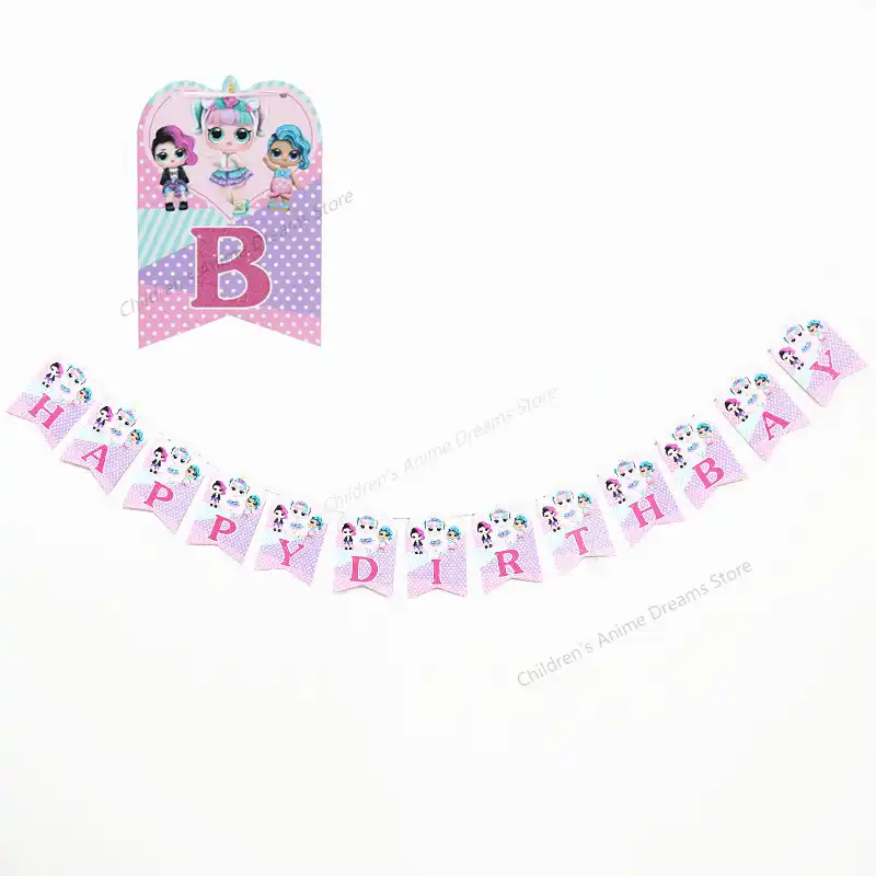 Lol Surprise Poupee Joyeux Anniversaire Lettre Pull Drapeau Banniere Arriere Plan Accessoires De Decoration Murale Ballon De Poupee Surprise Aliexpress Lol Surprise Poupee Joyeux Anniversaire Lettre Pull Drapeau Banniere Arriere Plan Accessoires De Decoration Murale Ballon De Poupee Surprise Aliexpress