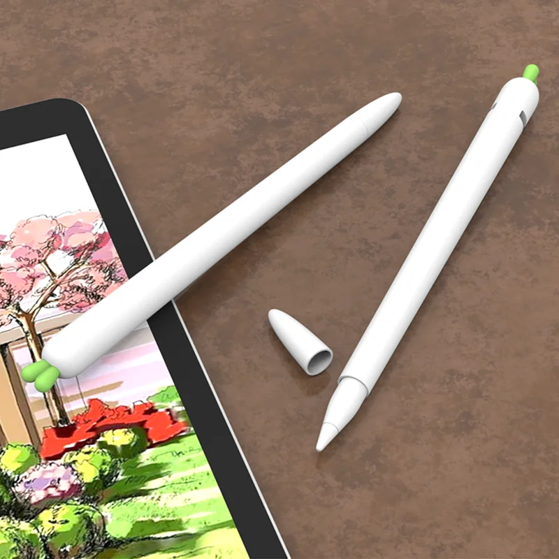 Милый силиконовый чехол-карандаш с морковкой для Apple Pencil 2/1 чехол для iPad планшета стилус крышка защитный чехол