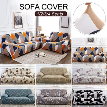 

Elastic Sofa Covers Living Room L Shape Couch Cover Stretch Sectional Sofa Protector Washable Furniture Slipcovers 1/2/3/4seats