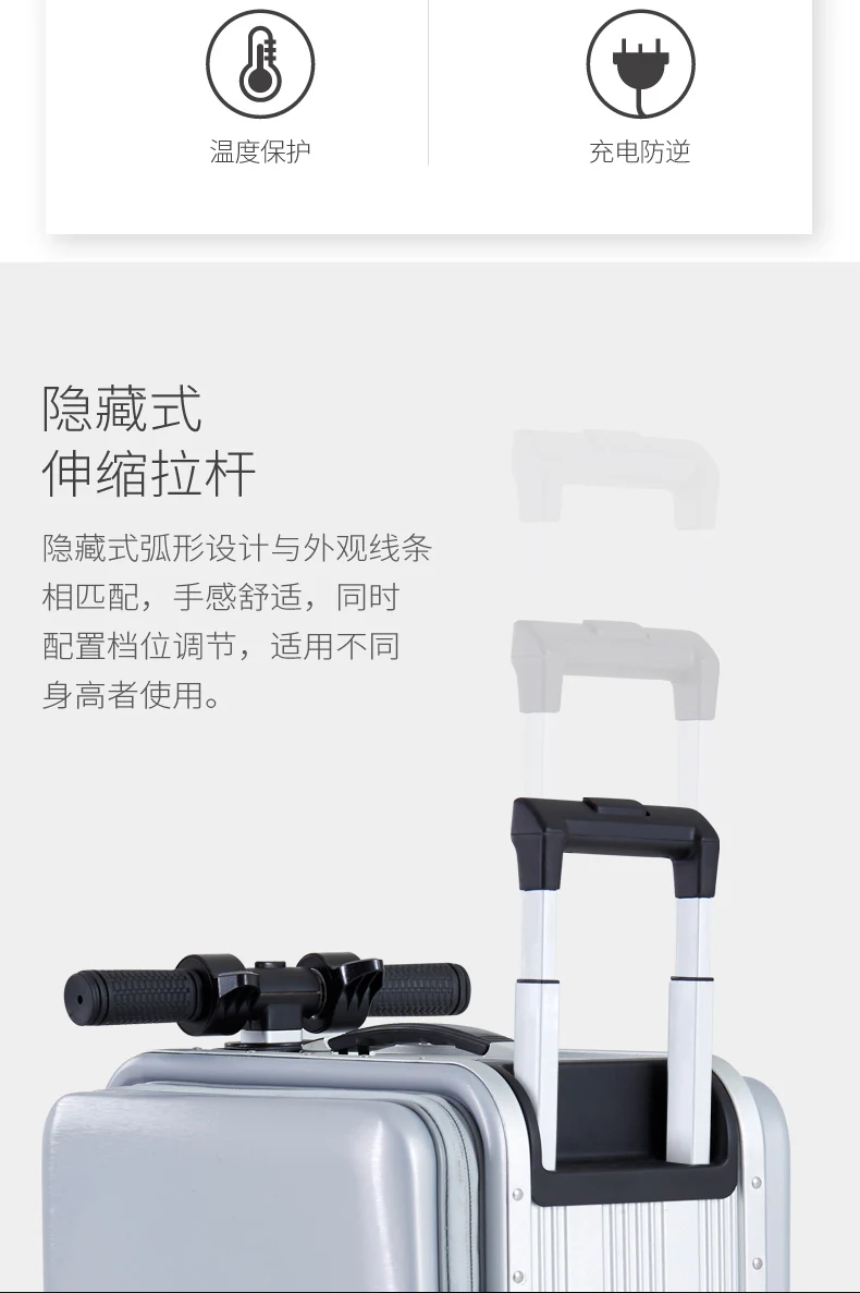 caso apenas 7.5 kg scooter cabine continuar