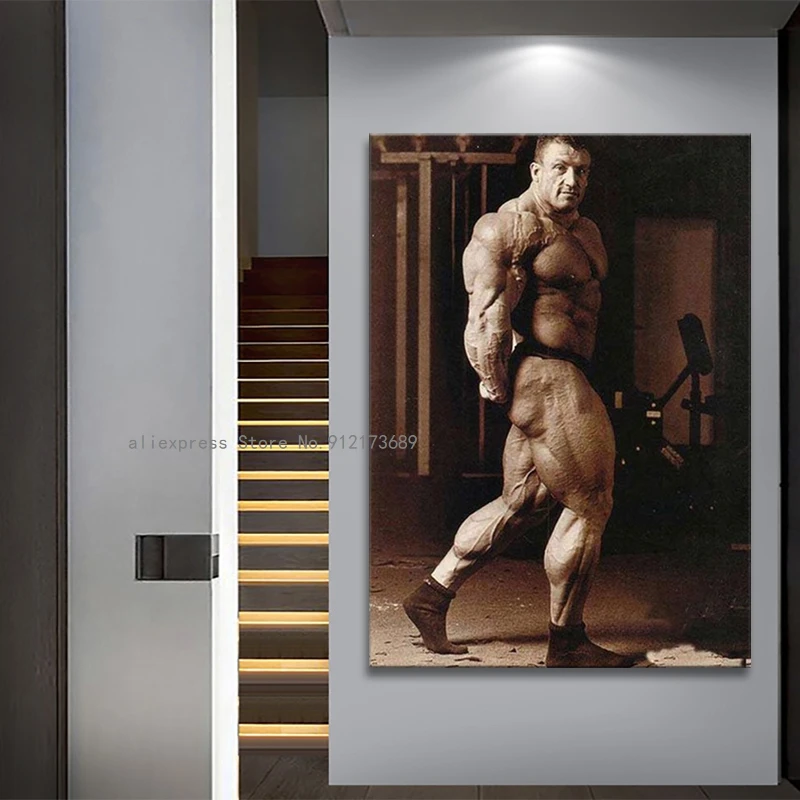 Dorian Yates Bodybuilder Framed Print Picture Blood & Guts Bodybuilding Art 