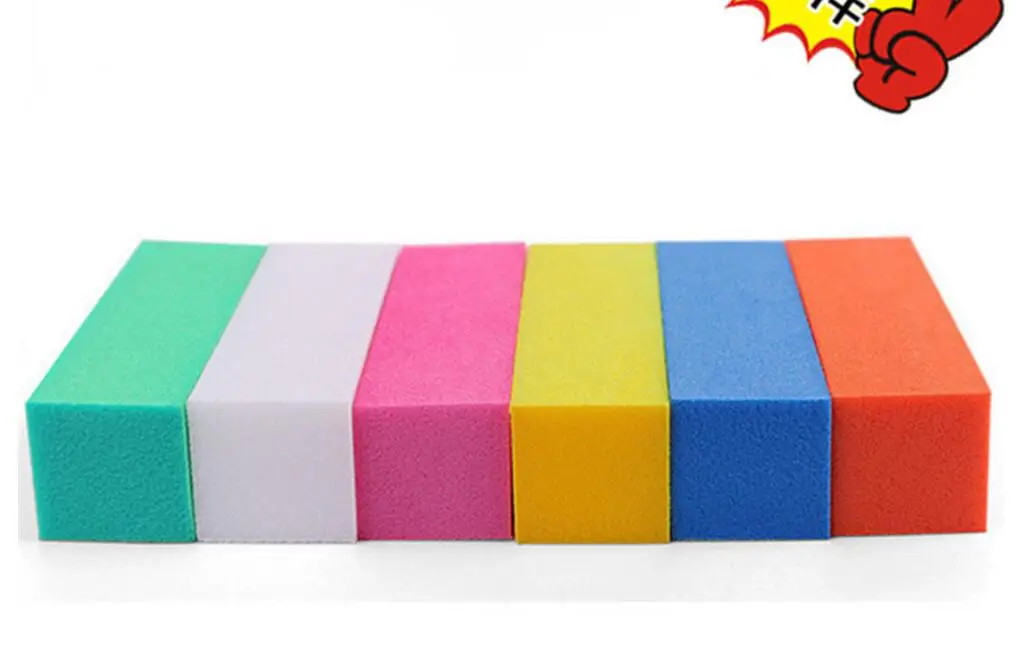 10Pcs/set Sanding Sponge Nail File Buffer Block for UV Gel Nail Polish DIY Nail Art Manicure Pedicure White Nail Buffers File