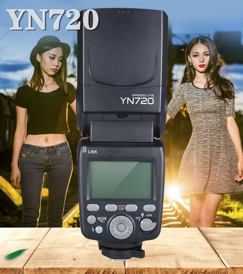 YONGNUO YN720 литиевая Вспышка Speedlite вспышка с литий-ионным аккумулятором для Canon 1100d 650d 600d 70d 700d Nikon Pentax SLR