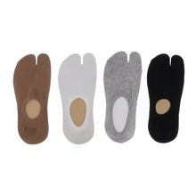 Таби Носки 2 пальца хлопок Простые короткие носки мужские женские спортивные все 4 цвета