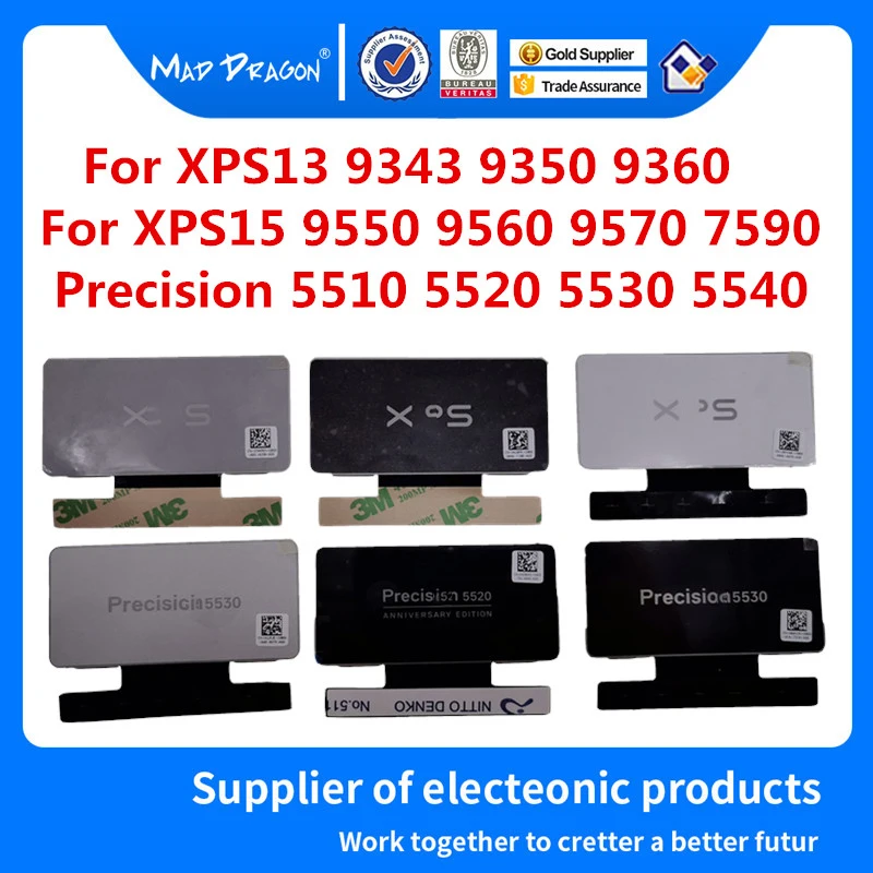 Новая табличка с логотипом для Dell XPS 13 9343 9350 9360 15 9550 9560 9570 7590 черный серебристый