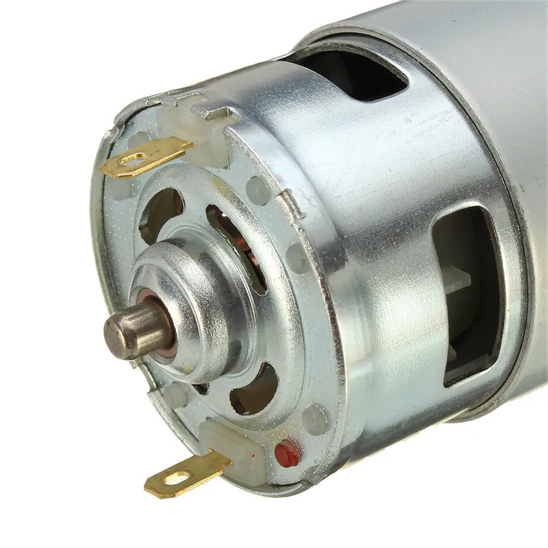 775 DC мотор-редуктор постоянного тока 12 V-36 V 3500-9000 об/мин шариковый подшипник большой высокий крутящий момент Мощность низкая Шум Лидер продаж электронный компонент мотор