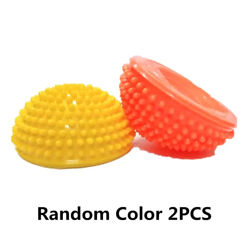 16cm Children Hemisphere Stepping Stones Spiky Massage balance Ball half ba P31B - Цвет: Random color 2 Pcs