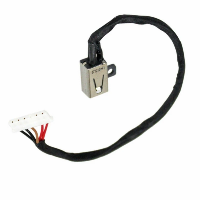 

New Laptop AC DC Power Jack Socket Connector with wire Cable Harness For Dell Inspiron 15 41113 5100 plug in Charging port