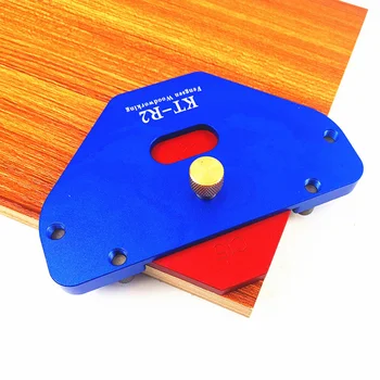 

KE-R2 Engraving Radius Router Table Woodworking Tool Quick Jig Aluminum Alloy R Angle Location Trimming Arc Template Wood Panel