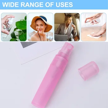 

1set Plastic Empty Cosmetic Liquid Container 5pcs Mini Perfume Refillable Bottles Spray Bottle Pot Cream Box Makeup