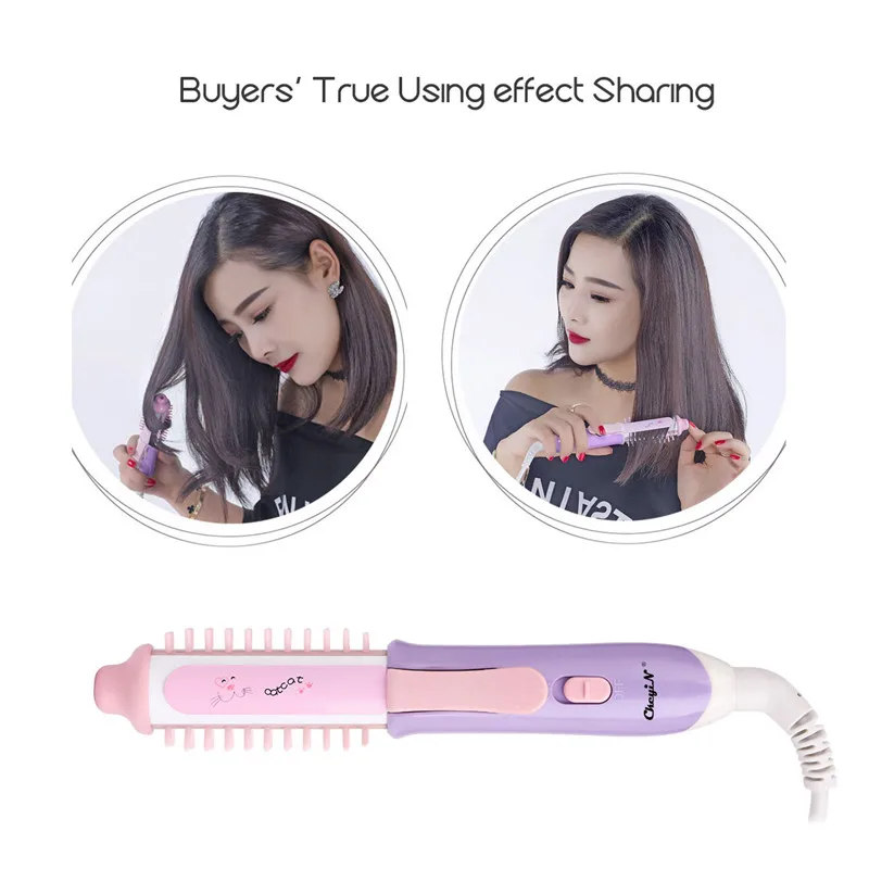 

Mini Electronic Hair Curling Irons Magic Air Curler Wand Curl Constant Temperature Ceramic Corrugated Crimper Waves Iron Tools49