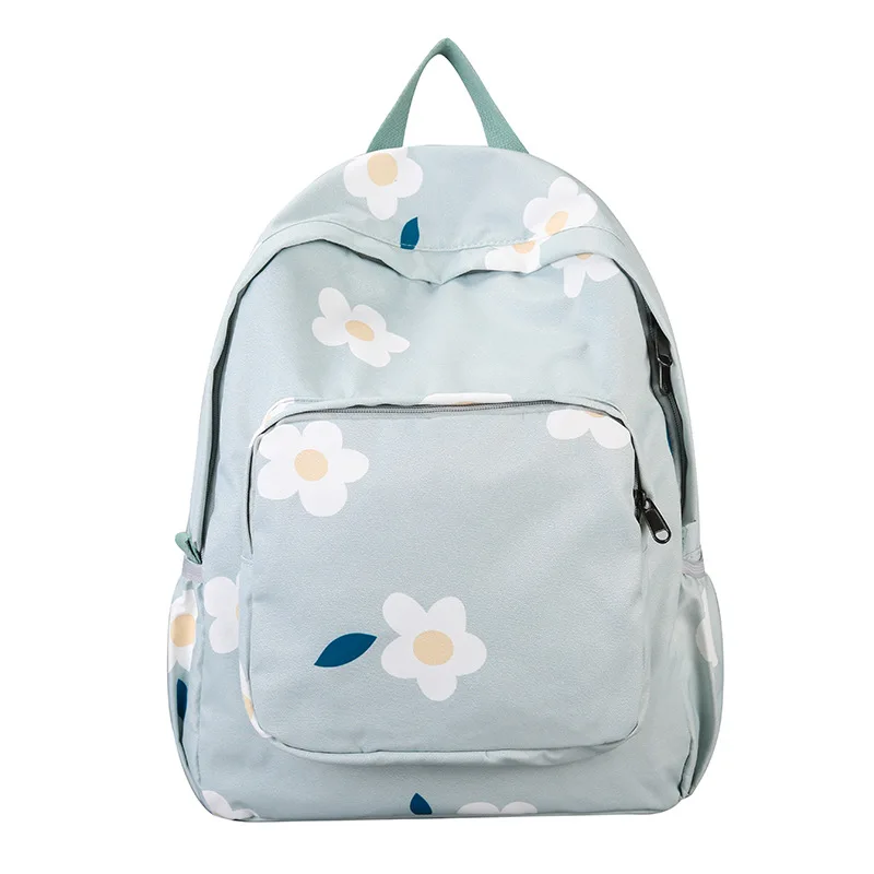 03 Light Blue Популярный женский рюкзак для подростков, повседневный школьный рюкзак с милым фруктовым принтом, рюкзак для путешествий, элегантный дизайн, водонепроницаемый - Цвет: 03 Light Blue