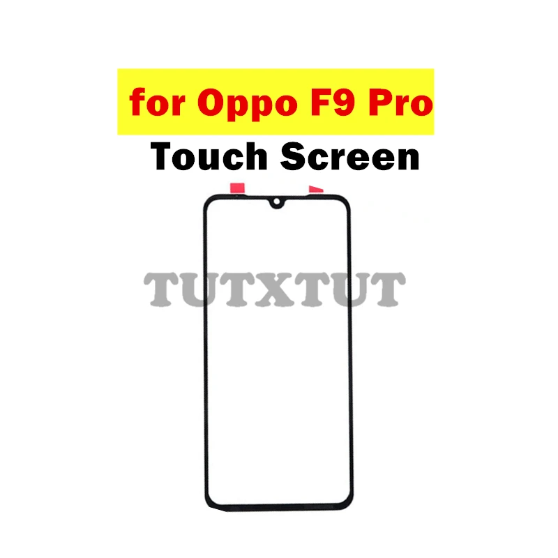 Сенсорный экран для oppo F9 Pro стеклянная сенсорная панель передняя дигитайзер