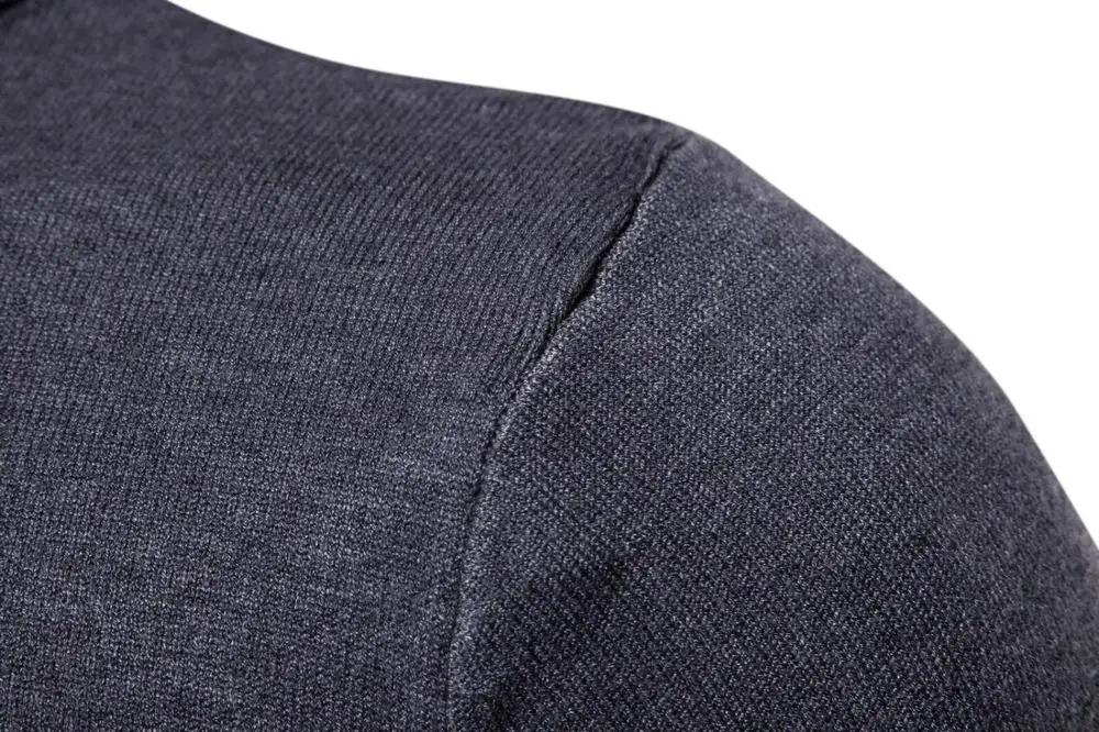 Koop Nieuwe Streetwear mannen Winter Warm Katoen Hoge Hals Trui Jumper
