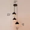 Nordic Modern Loft Glass Pendant Lamp
