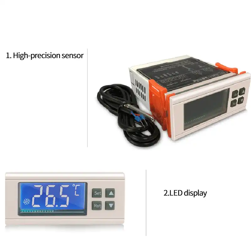STC-8080A Refrigerator Thermostat Refrigeration Automatic Defrost Timer H8