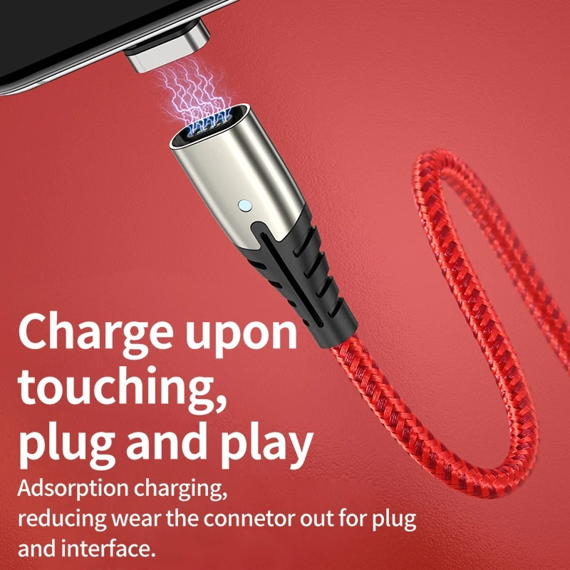 Кабель для зарядки с автоматической адсорбцией TOTUDESIGN BMA-027 Thunder Series Micro USB, длина: 1,2 м
