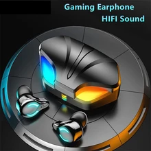 

Bluetooth headset LED light earplugs 9 d game wireless headset, wireless headset movement