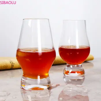 

New Crystal Glass Drink Glass Whiskey Glass Red Wine Glass Tulip Smell Glass Heat-resistant Glass Glassware for Drinking