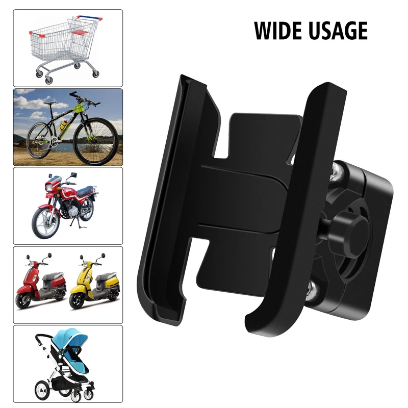 Регулируемый 4-6,5 дюймовый Алюминиевый держатель для телефона кронштейн для велосипеда электромобиля мотоцикла ATV UTV