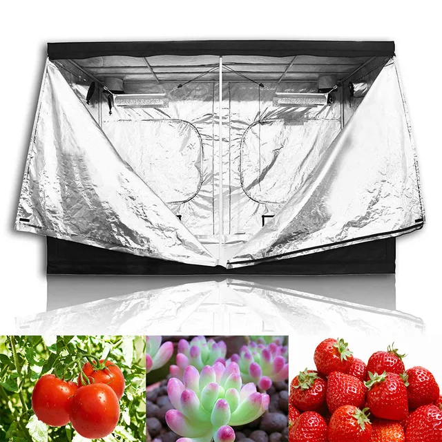 Növénytermesztés Sátor 7.9'X6.6'X3.9 Grow Box Beltéri Hidroponikus Szoba Otthoni Növénykert Üvegházhatású Növények Könnyű Sátorához - Image 4