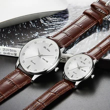  Men's And Women's Watch Business Casual Fashion Quartz Movement Belt Steel Strap Wrist Watch 