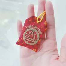 Newcosmile Marvel Мстители Железный человек Тони Arc реактор талисманы Omamori проходящий ремень Косплей ограниченный телефонный ремень