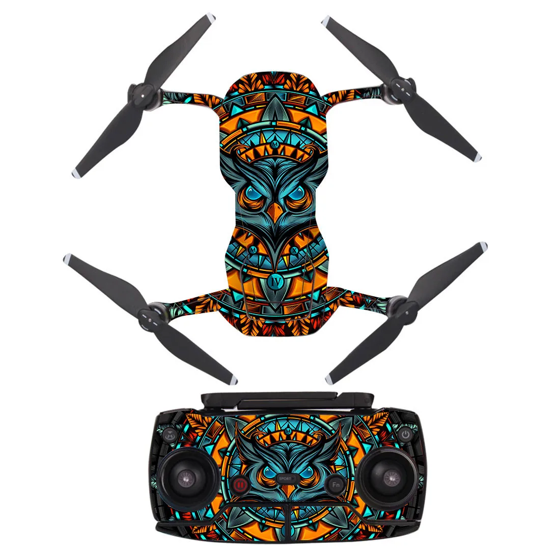 Пользовательский дизайн ПВХ водонепроницаемый стикер для DJI MAVIC AIR Drone корпус оболочки защиты кожи Квадрокоптер камера Drone кожи стикер s