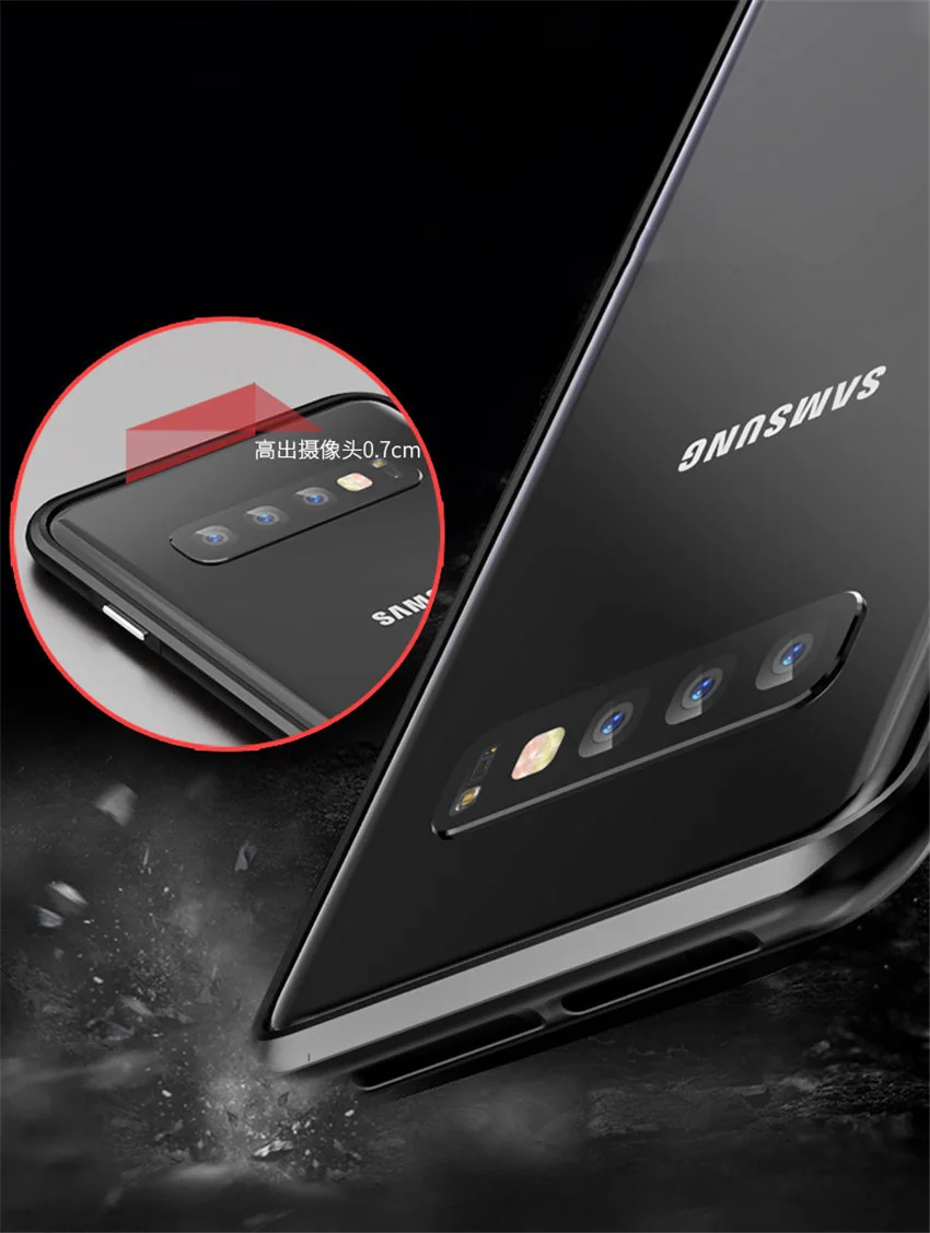 Для samsung Galaxy s10 чехол металлический каркас двойной цвет алюминиевый бампер защитный чехол для samsung s10 plus s10e чехол