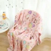 Kawaii Japan Cat Plush Toy Big Size Cute Flannel Warm Blanket Anime Dog Pillowcase Bed Sofa Bedding Throw Bedspread Girl Gifts