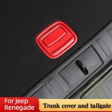 

For Jeep Renegade 2016 -2019 Trunk Cover Tailgate Aluminum Alloy Anti-scratch And Abrasion Resistance Car Accessories Silver