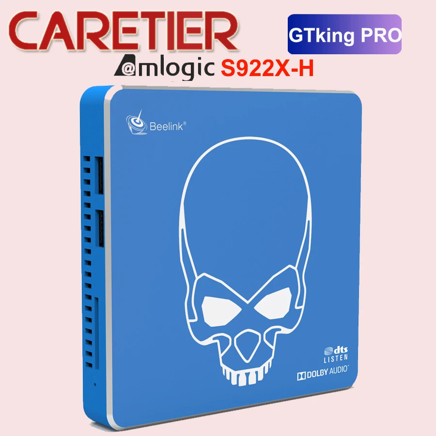 Beelink GT-King Pro Android 9,0 Smart tv BOX 4 Гб 64 Гб Amlogic S922X-H BT 4,1 2,4 ГГц+ 5,8 ГГц Hi-Fi без потерь звук ТВ коробка