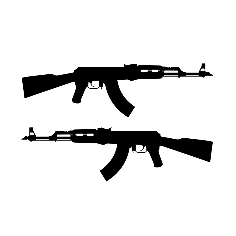 

Personality JDM AK 47 Rifle Car Stickers and Decals Creativity Bumper Window Cover Scratches Waterproof Accessories PVC18*11cm