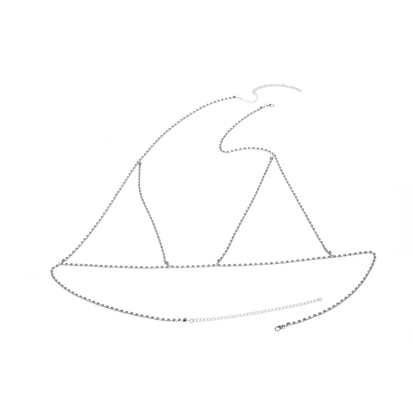 Adolph Кристалл тела ювелирные изделия Бюстгальтер Ожерелье Бикини ожерелье для женщин блестящие цепочки-украшения для браслетов пляж цепь тела ювелирные изделия колье Новинка