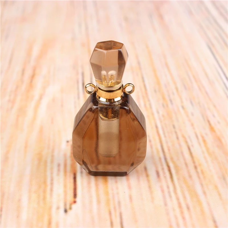 Mini Perfume Bottle Citrine 3ML Portable Travel Cosmetic Container Perfume Bottle Cosmetic Container