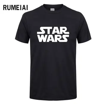 

100% cotton high quality T-shirt Star Wars letter printing fashion men's T-shirt streetwear carhartt shirt men funny t shirts