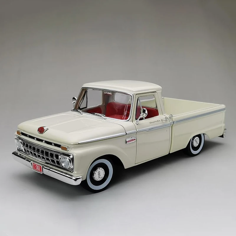 Diecast Alloy 118 Scale Ford F100 Pickup Car Model Metal Diecast Toy